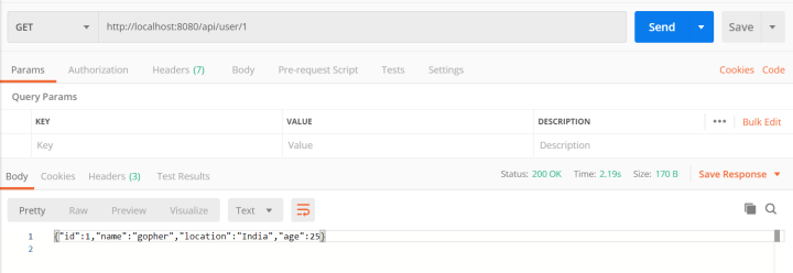 Golang CRUD